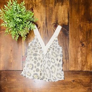 Giorgio Armani leopard print tank top